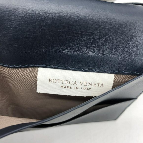 BOTTEGA VENETA 577559 intrecciato long wallet navy - Picture 7 of 9